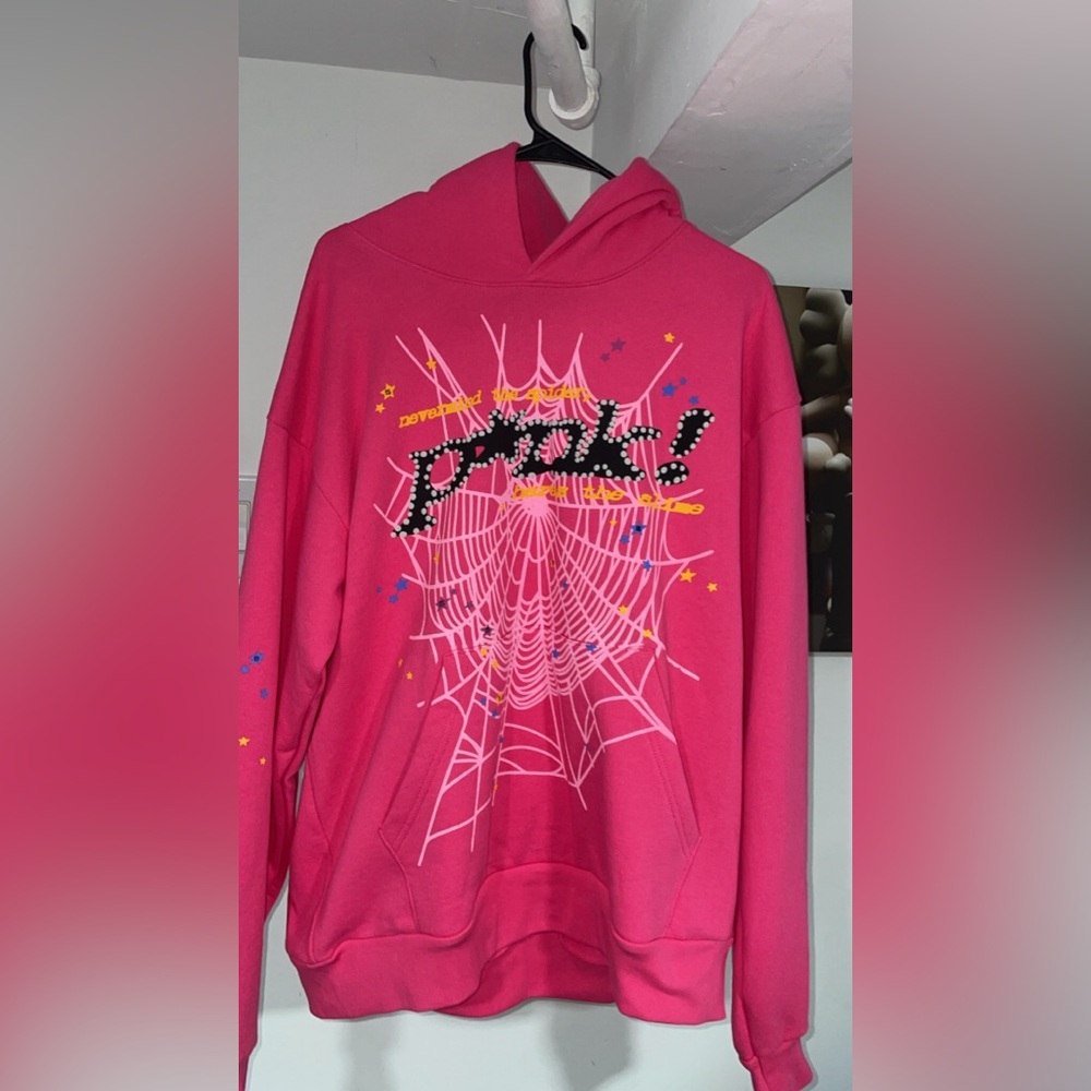 Sp5der P*nk Hoodie “Pink”